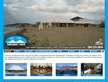 Tablet Screenshot of nantuckettents.com